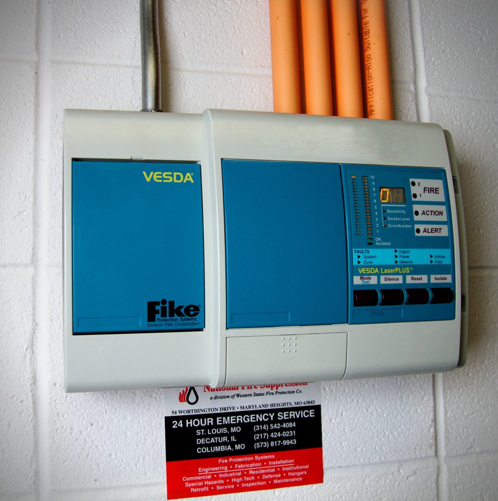 VESDA smoke dectction system