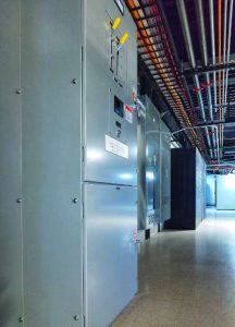 Electrical equipment at Cybercon Data Center
