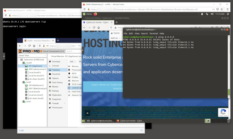 KVM Cloud console access