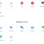 Server Tools in client area